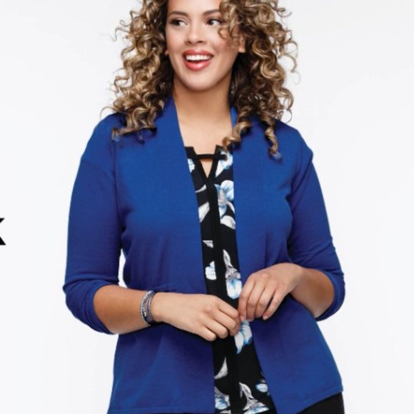 Light Weight 3/4 Purple Cardi - Picture 8 of 8